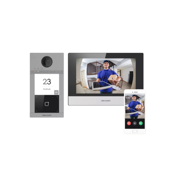 IP video intercom kit DS-KIS604-P(C)